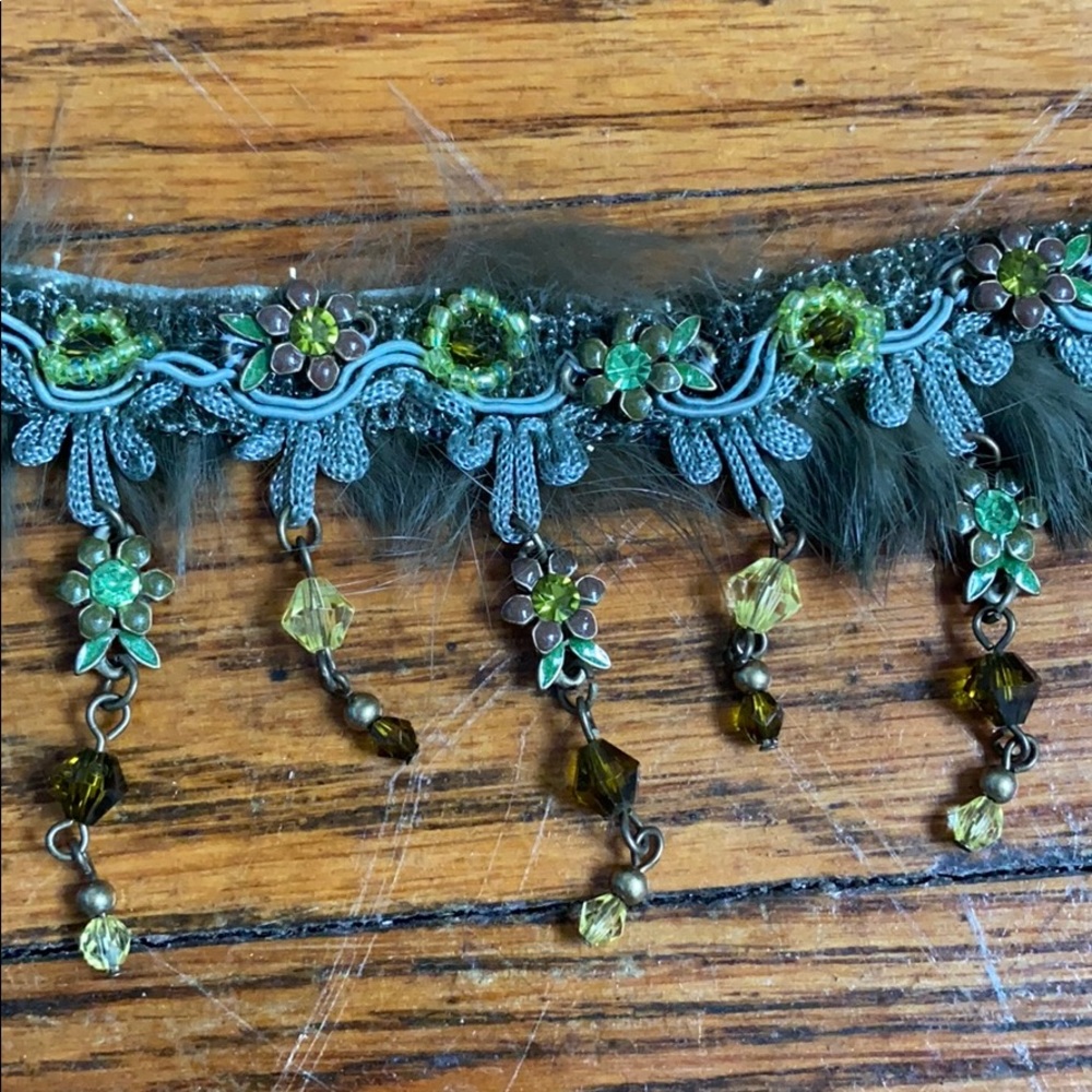 Green Feather Bracelet